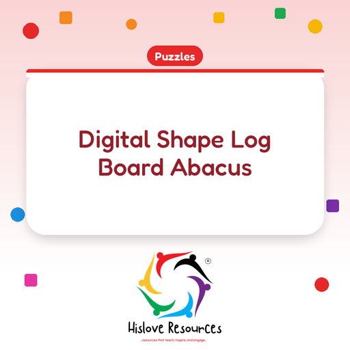 Digital Shape Log Board Abacus