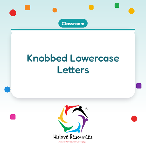 Knobbed Lowercase Letters
