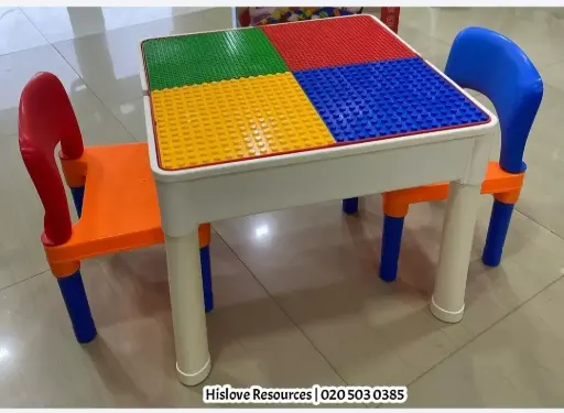 Learn n Play Block Desk (Cream)