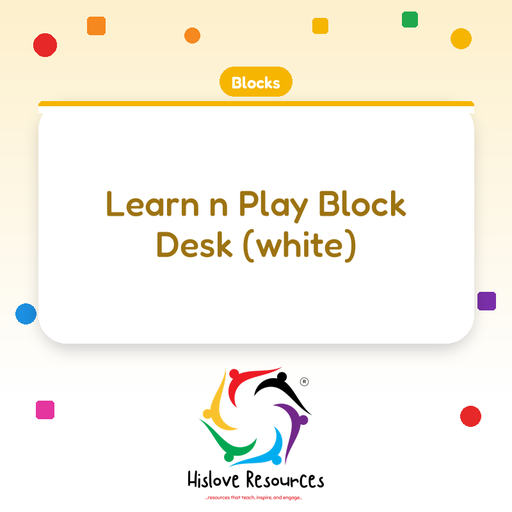 Learn n Play Block Desk (white)