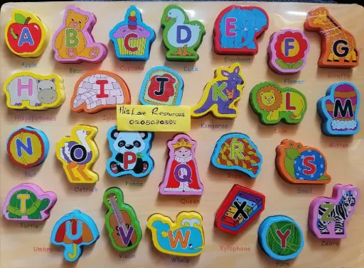 3D Alphabet Picture Puzzle B/b