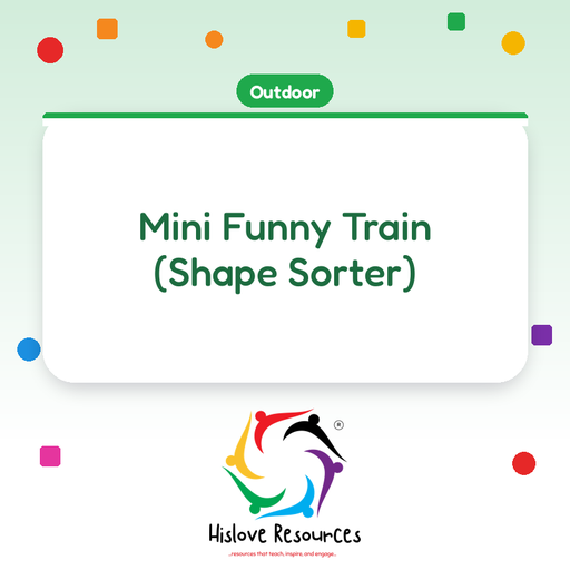 Mini Funny Train (Shape Sorter)