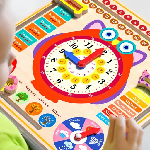 Multifunctional Learning Clock/ Calender