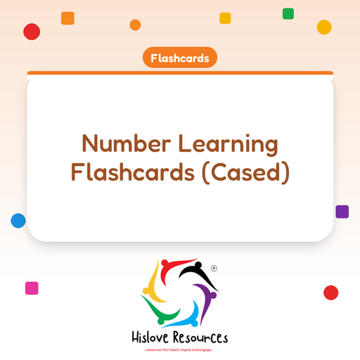 Number Learning Flashcards (Cased)