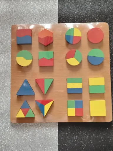 3D Fraction Board B/b