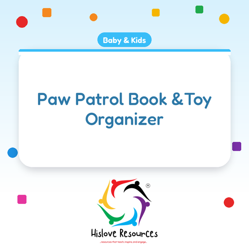 Paw Patrol Book &Toy Organizer