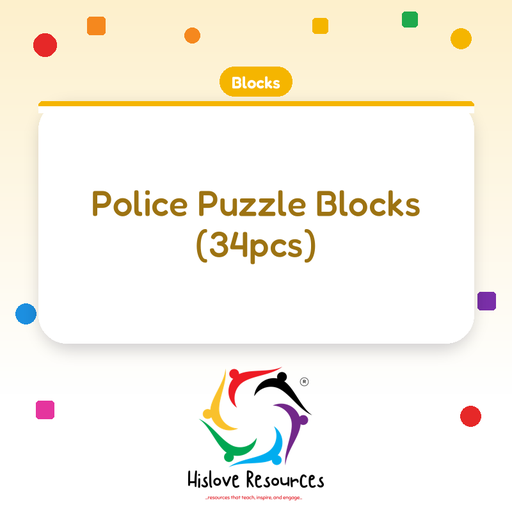 Police Puzzle Blocks (34pcs)
