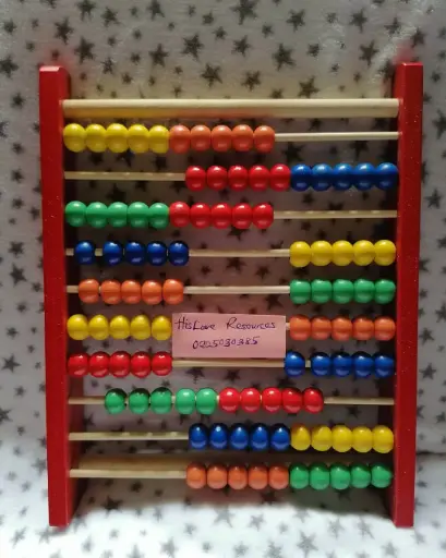 Red Abacus Frame