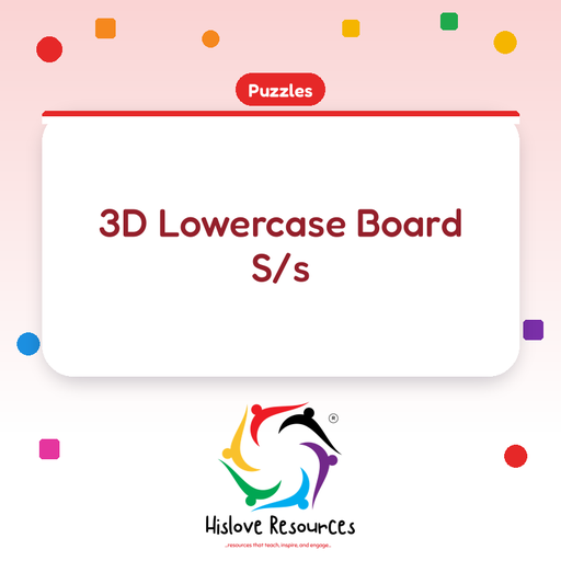 3D Lowercase Board S/s