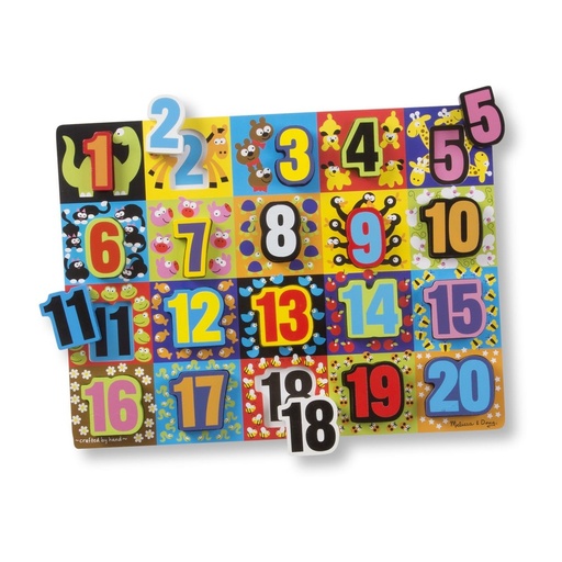 3D Number Picture Puzzle B/b