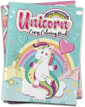 Stay Magical Unicorn Copy Coloring Bk