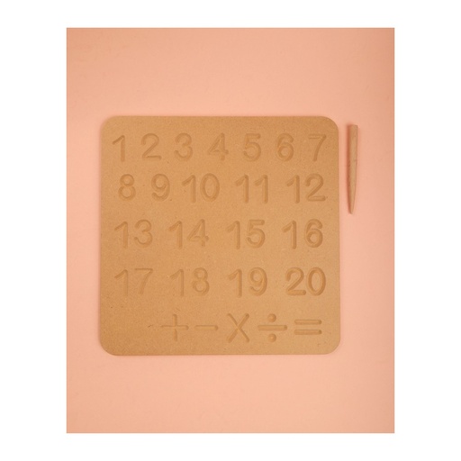 3D Number(1-10) with Sign