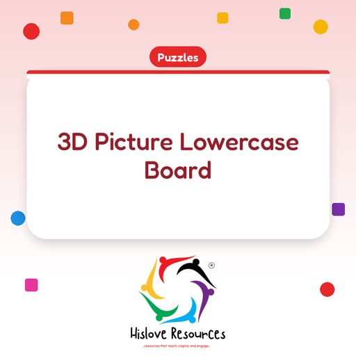 3D Picture Lowercase Board