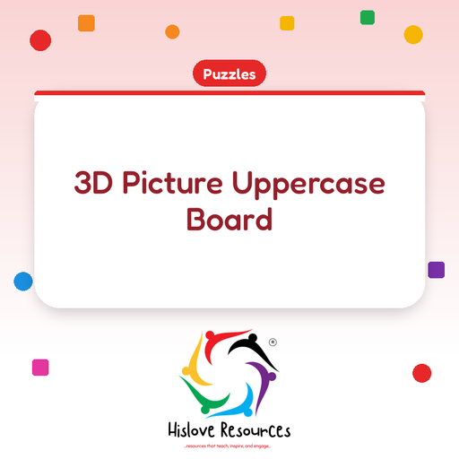 3D Picture Uppercase Board