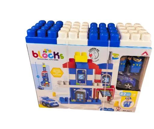 42pcs Jungle Police (Blue)