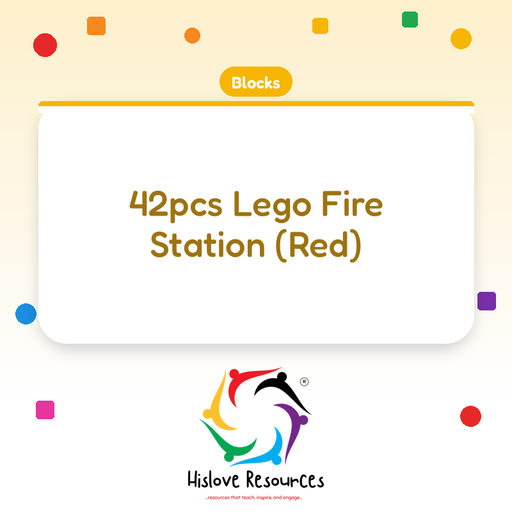 42pcs Lego Fire Station (Red)