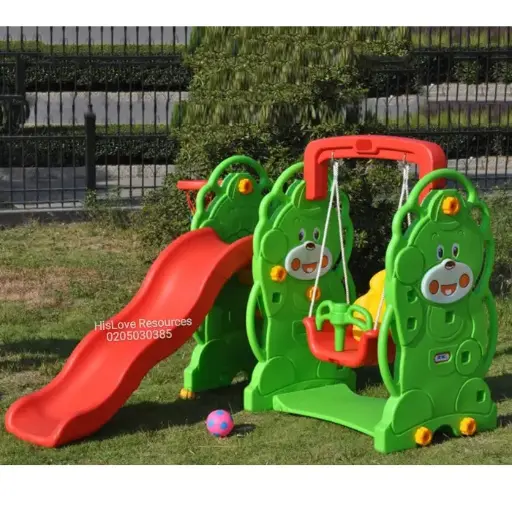 Bear Single slide & Swing(Green)
