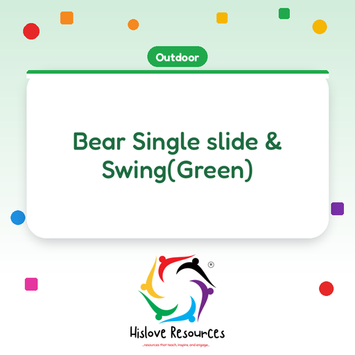 Bear Single slide & Swing(Green)
