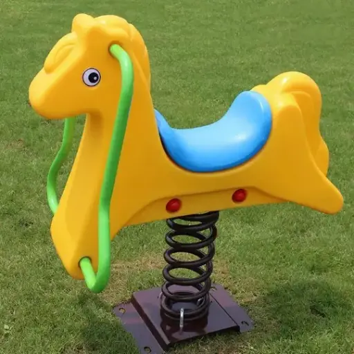Spring rider (Yellow Horse)