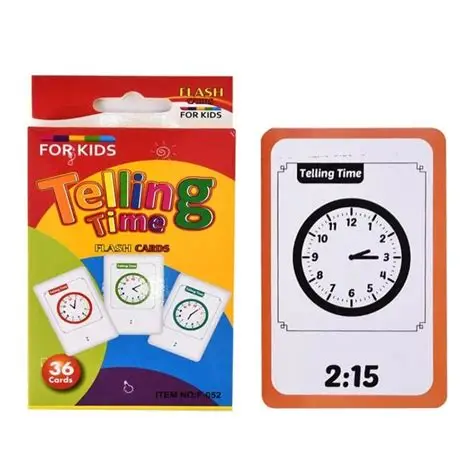 Telling Time Flashcard