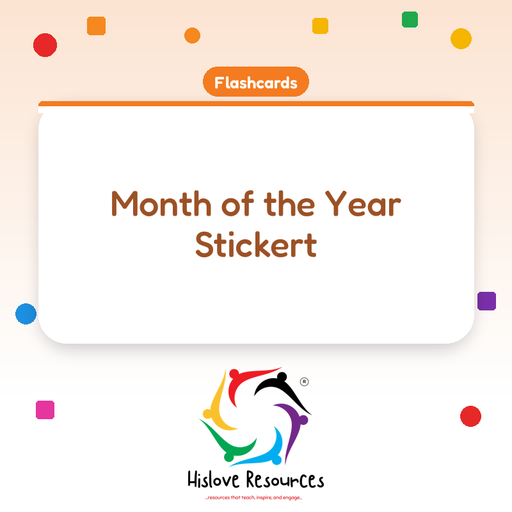 Month of the Year Stickert