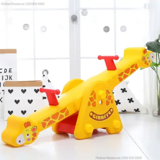 Giraffe Seesaw