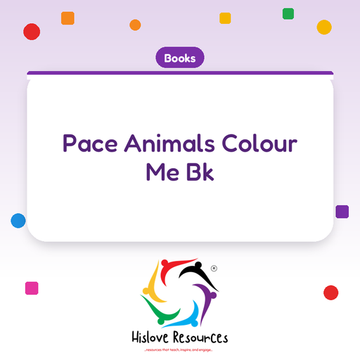 Pace Animals Colour Me Bk
