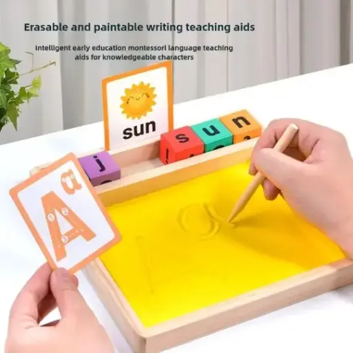 Montessori  Scratch Sand Box