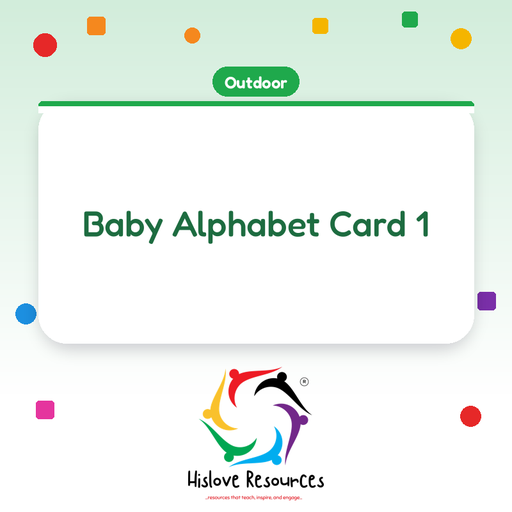 Baby Alphabet Card 1