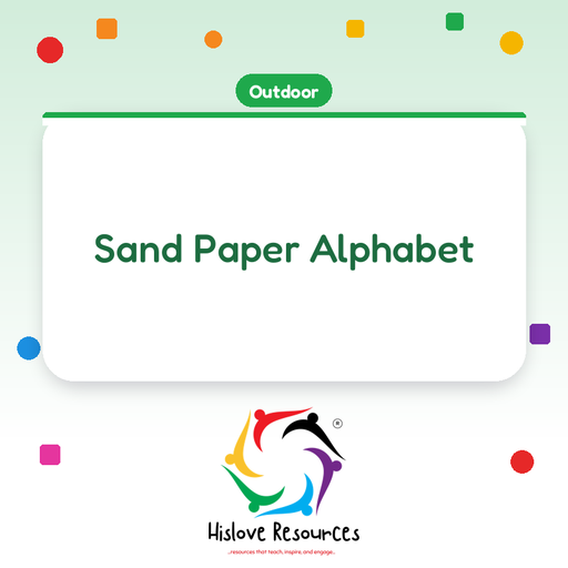 Sand Paper Alphabet