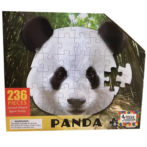236pcs Animal Shaped Jigsaw Puzzle( Panda)