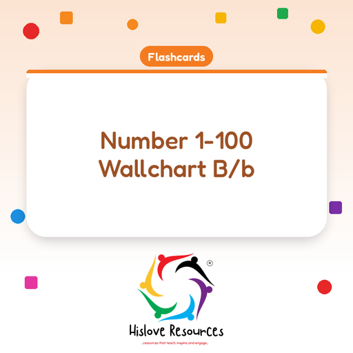 Number 1-100 Wallchart B/b
