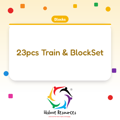23pcs Train & BlockSet