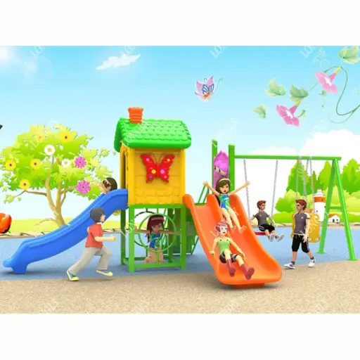 Playhouse Swing & Slide Set-210510