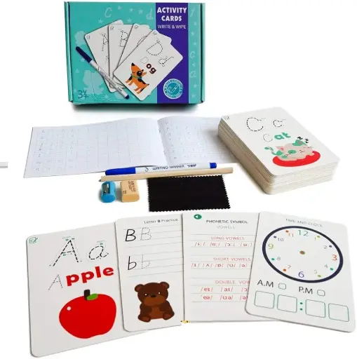 Alphabet Activity Card ( Wipe & Clean)